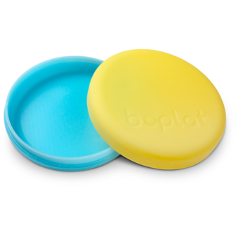 Boplat blauw-geel
