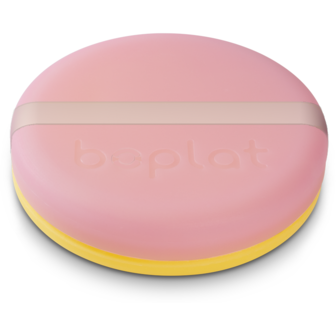 Boplat geel-roze