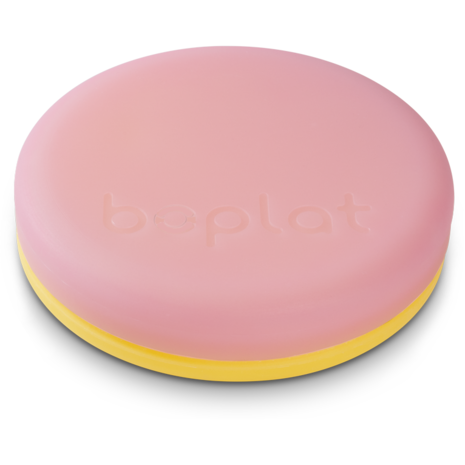 Boplat geel-roze