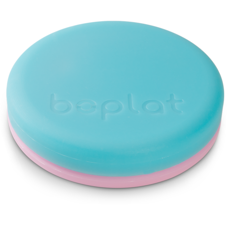 Boplat roze-blauw
